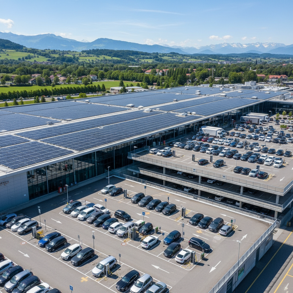 Solaranlage auf Schweizer Hausdach