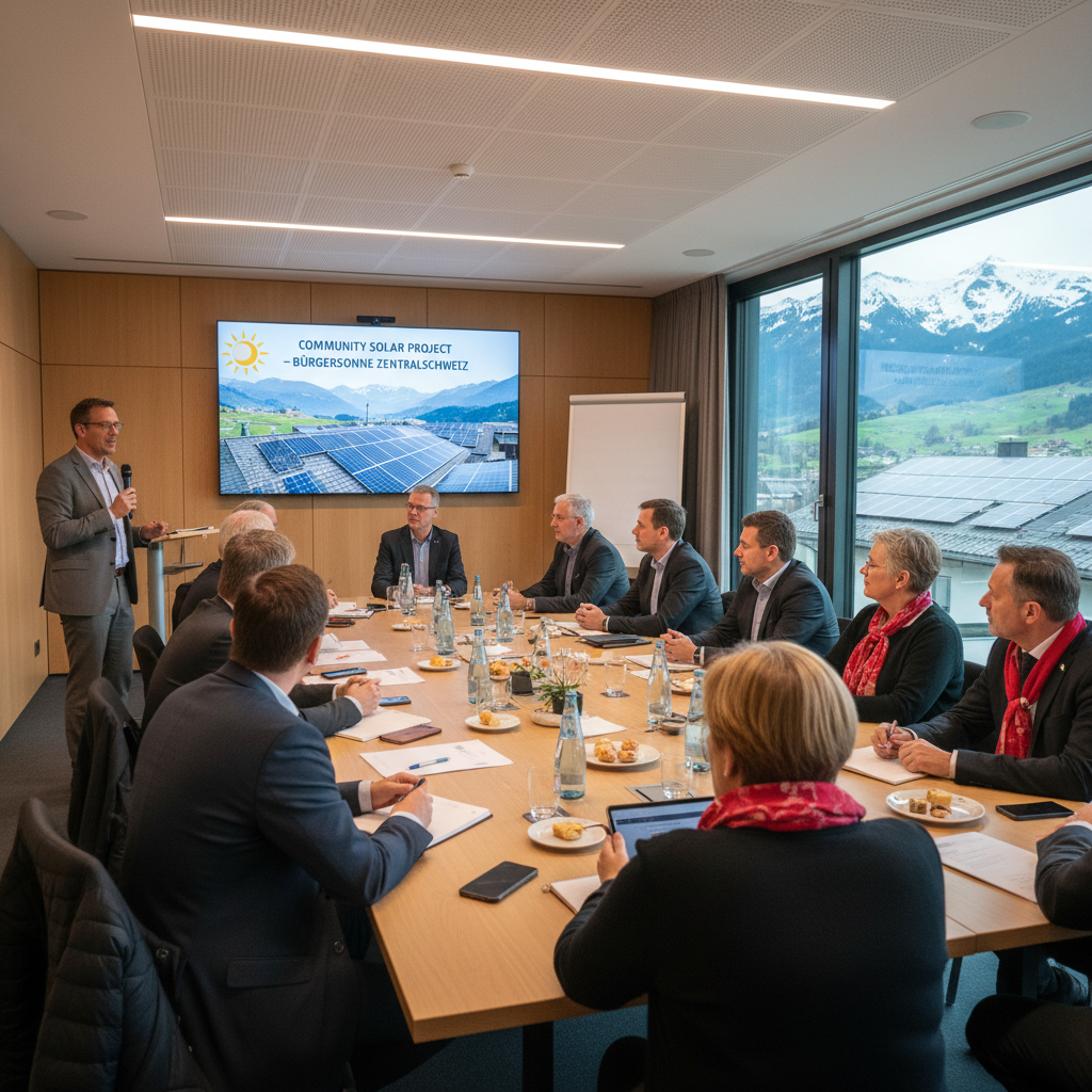 Solarpanels auf Einfamilienhaus in der Schweiz